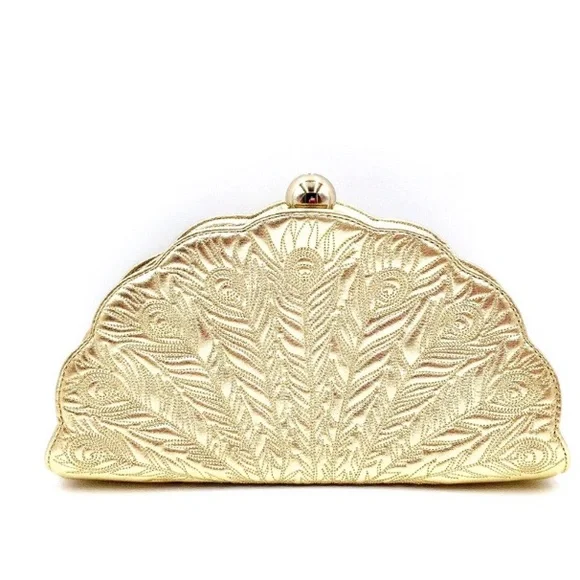 RARE! kate spade Kenessa Peacock Lane Clutch - Picture 1 of 16